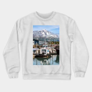 Mountains and Boats Crewneck Sweatshirt